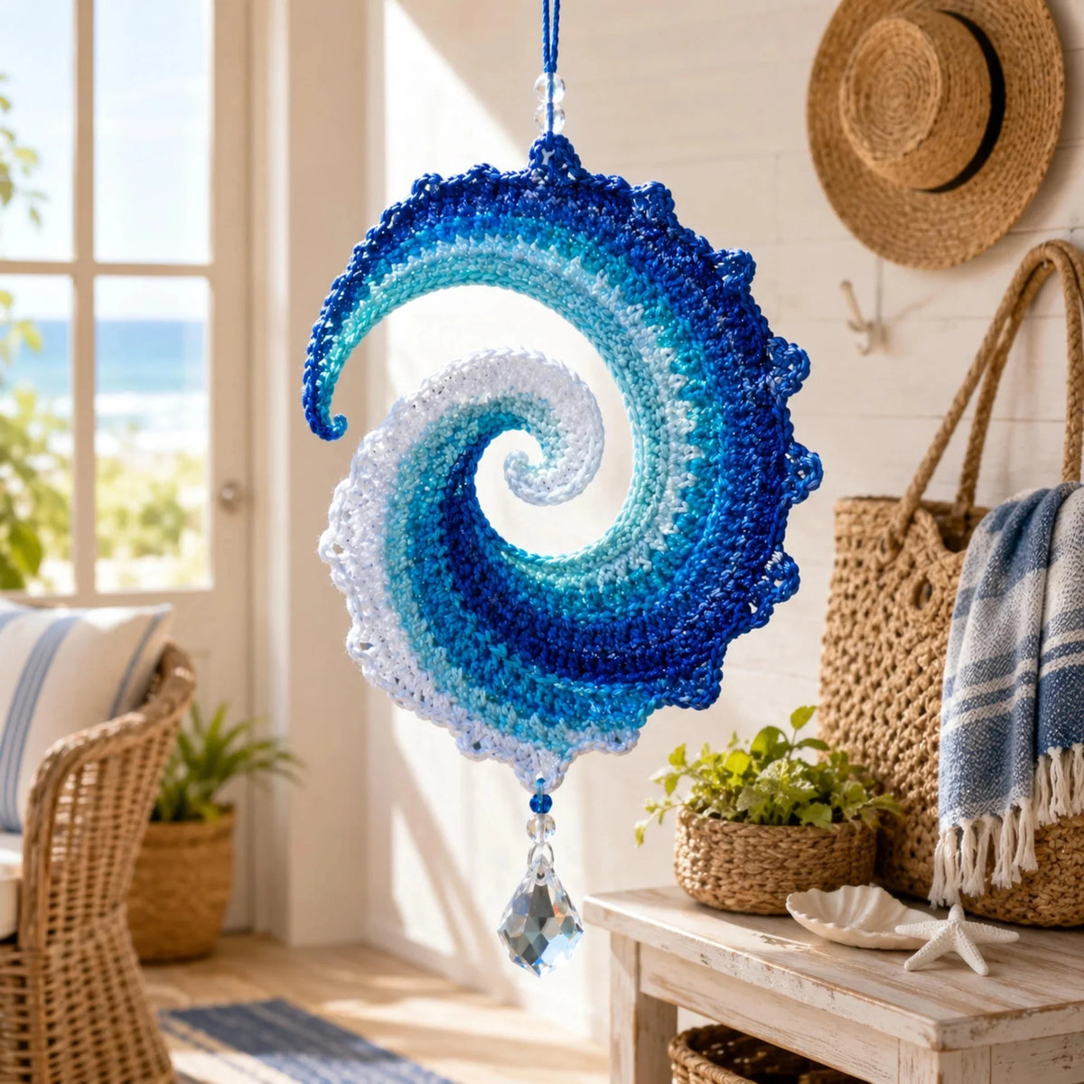 Create a handmade coastal decoration full of seaside charm