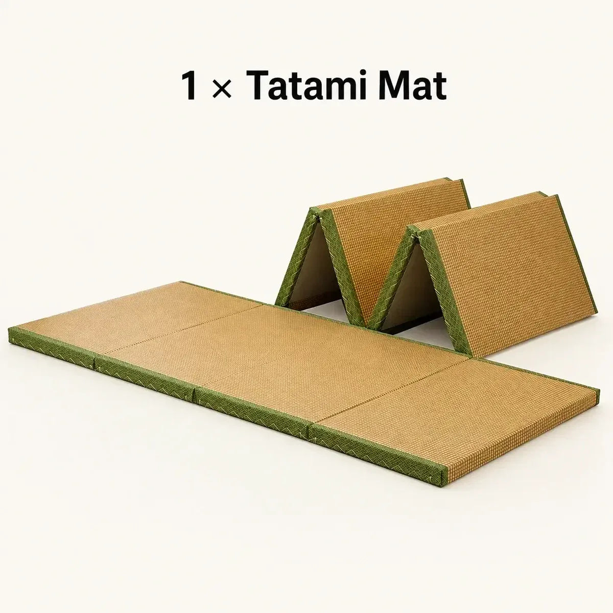Japanese-Style Folding Tatami Mat – Coconut Fiber Floor Mattress