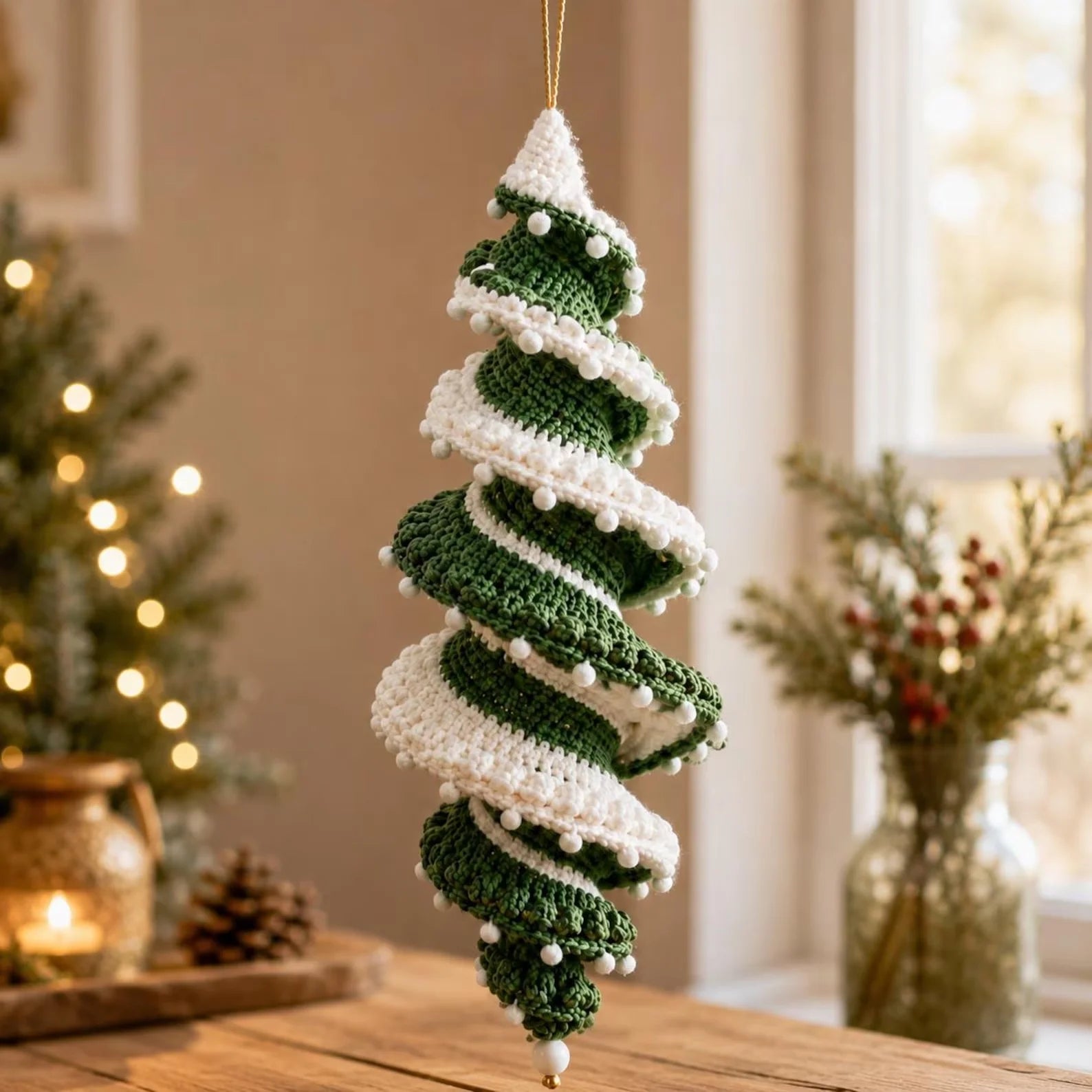 Crochet Christmas Tree PDF Pattern – DIY Holiday Decoration Digital Download Tutorial