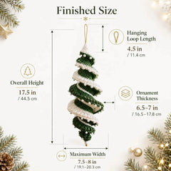 Crochet Christmas Tree PDF Pattern – DIY Holiday Decoration Digital Download Tutorial