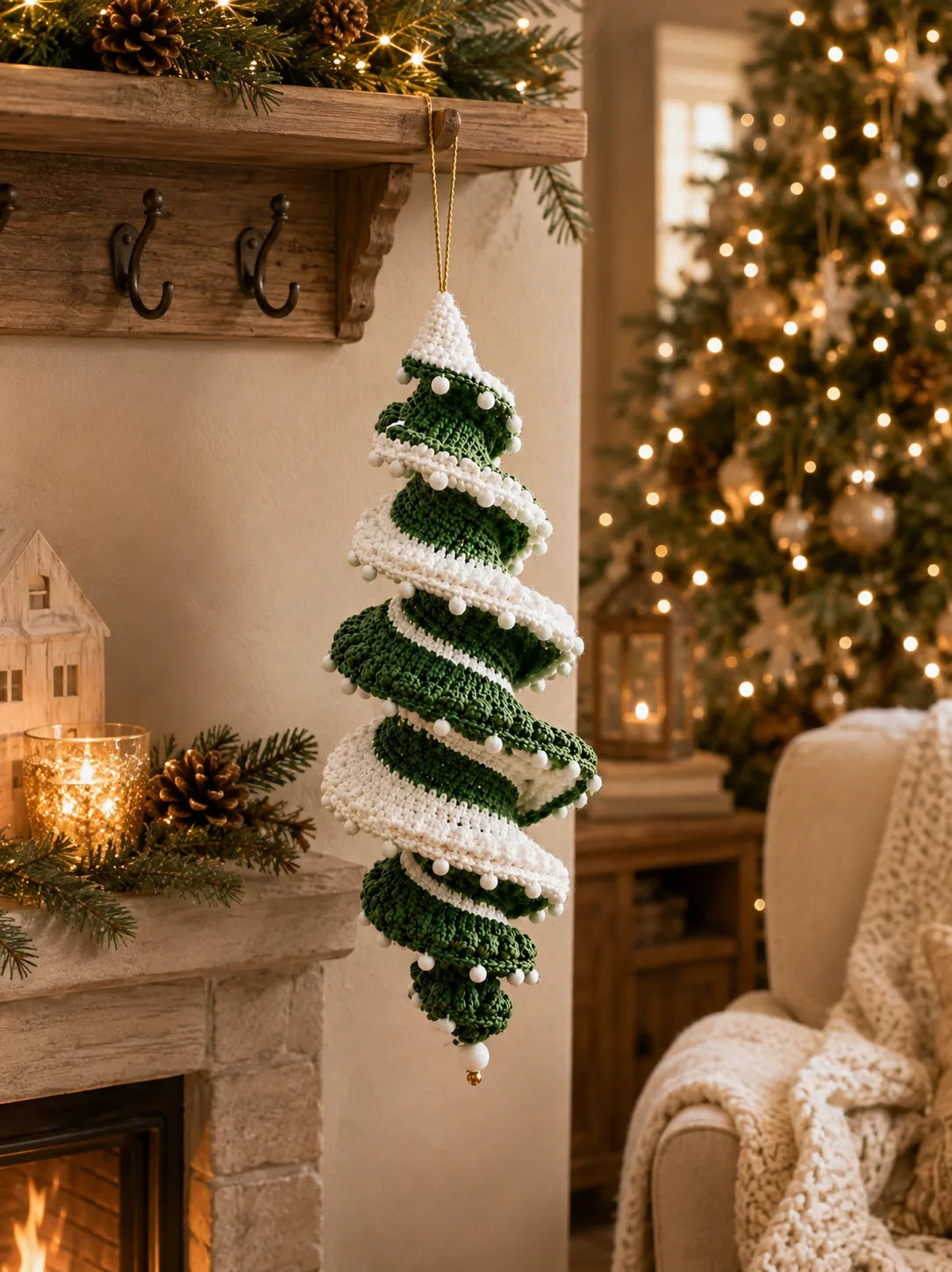 Christmas Mantel Display